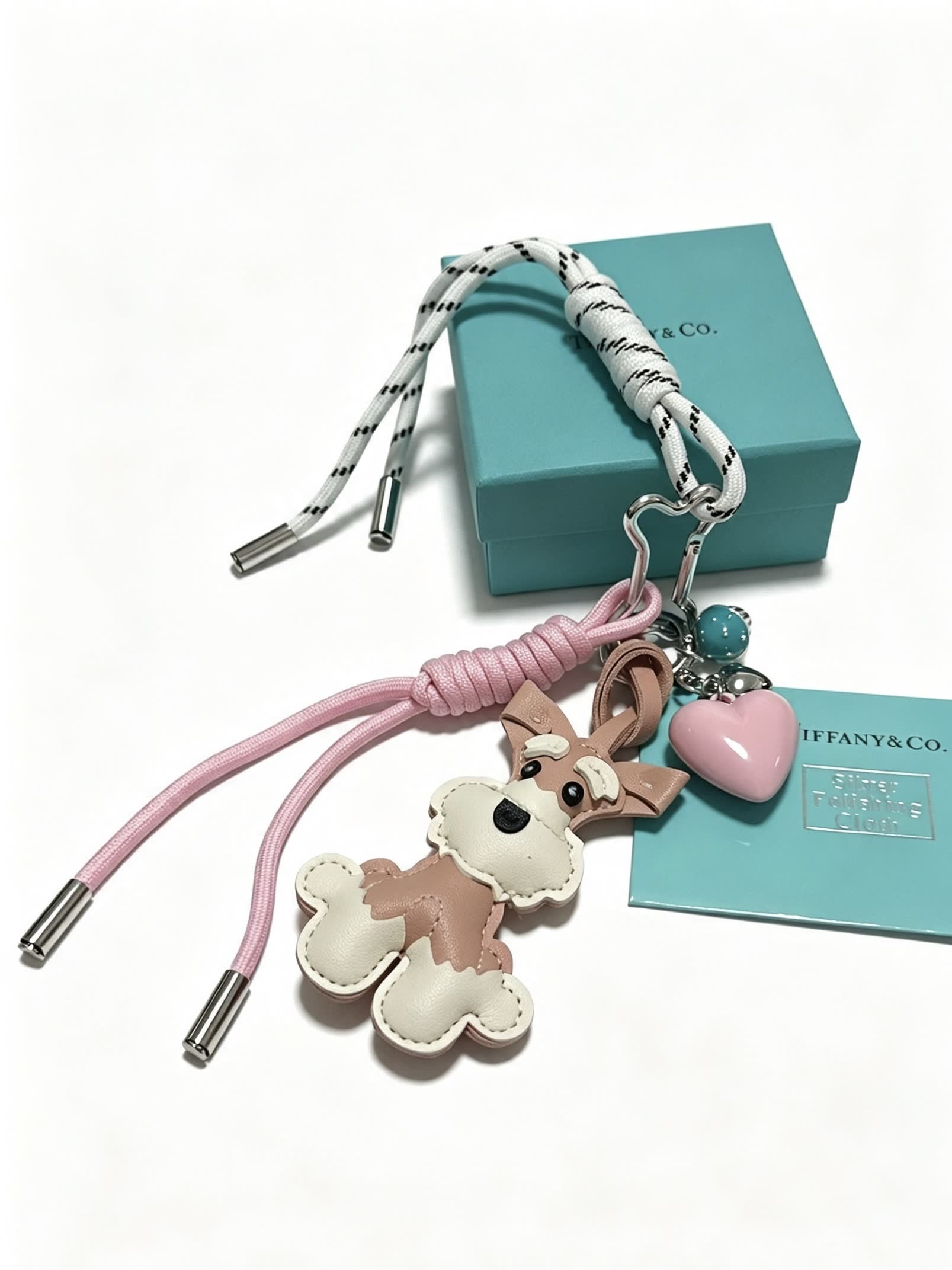 Tiffany & Co. Dog Charm Keychain